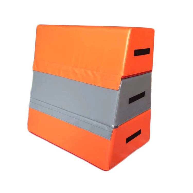 Miękkie, trzyczęściowe pudełko do skoków z kwadratowym wierzchołkiem